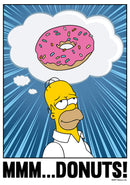 Men's The Simpsons Homer Mmm… Donuts T-Shirt