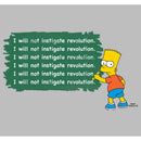 Men's The Simpsons Bart Chalkboard T-Shirt