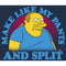 Men's The Simpsons Make Like my Pants and Split Long Sleeve Shirt
