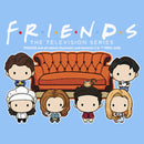 Infant's Friends Central Perk Couch Crew Chibi Onesie