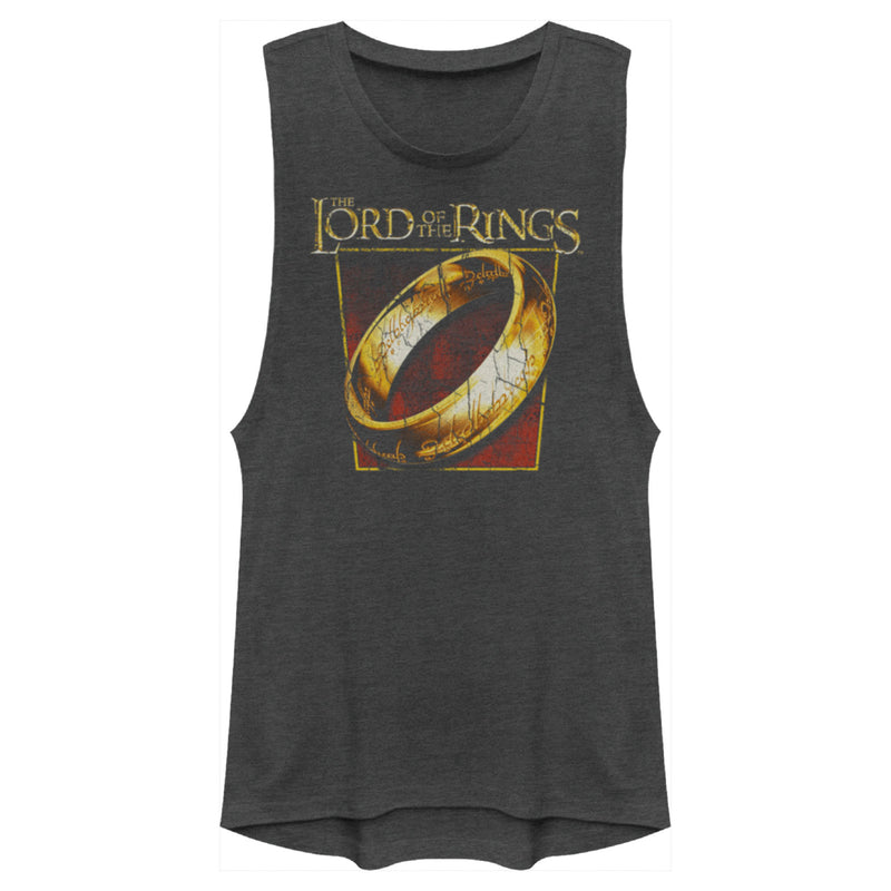Junior's The Lord of the Rings Fellowship of the Ring Close-Up Ring Festival Muscle Tee