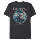 Men's The Lord of the Rings Fellowship of the Ring Distressed Character Ring T-Shirt