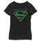 Girl's Superman St. Patrick's Day Who Needs Luck? T-Shirt
