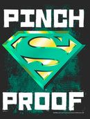 Women's Superman St. Patrick's Day Pinch Proof Logo T-Shirt