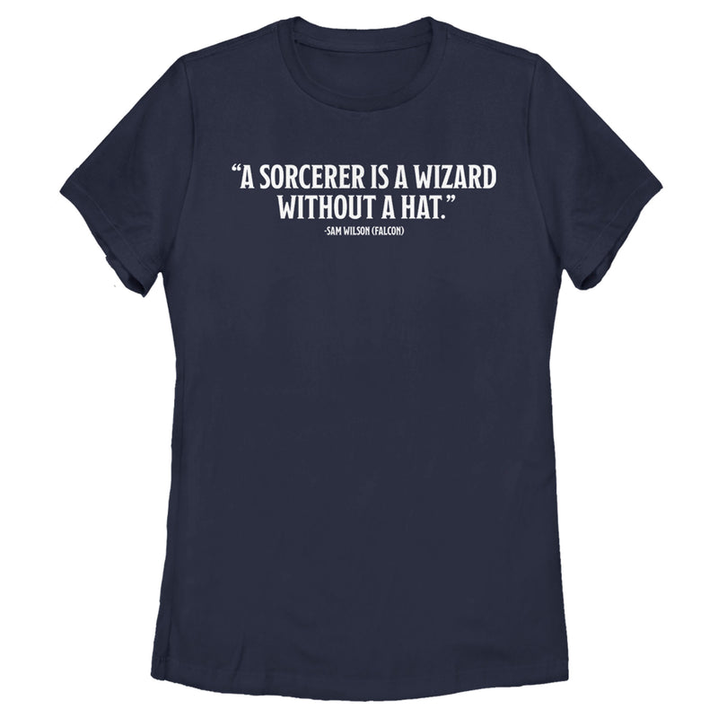 Women's Marvel The Falcon and the Winter Soldier Wizard Without a Hat T-Shirt