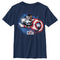 Boy's Marvel The Falcon and the Winter Soldier Captain America Paint T-Shirt