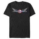 Men's Marvel The Falcon and the Winter Soldier Captain America Shield with Wings T-Shirt