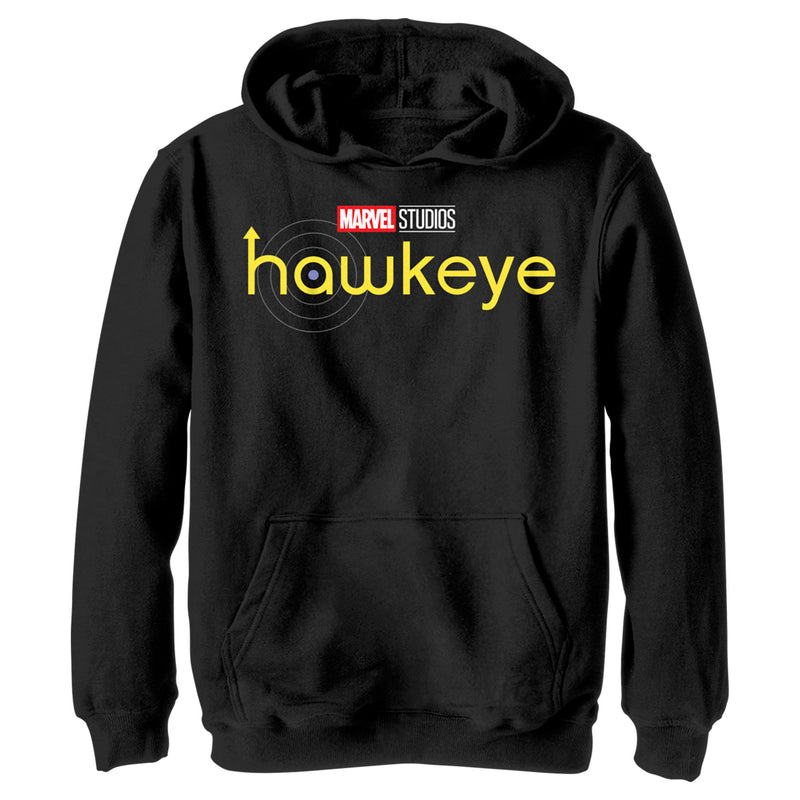 Boy's Marvel Hawkeye Logo Pull Over Hoodie