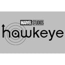 Boy's Marvel Hawkeye Black and White Logo Pull Over Hoodie