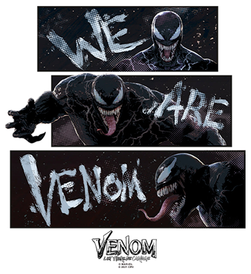 Boy's Marvel Venom: Let There be Carnage We are Venom Comic T-Shirt