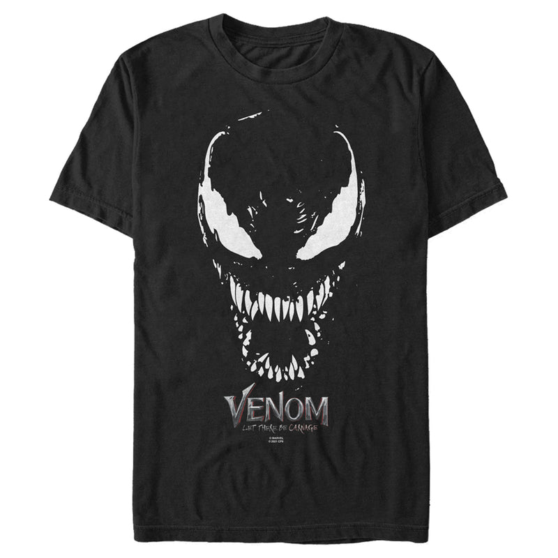 Men's Marvel Venom: Let There be Carnage Big face Logo T-Shirt