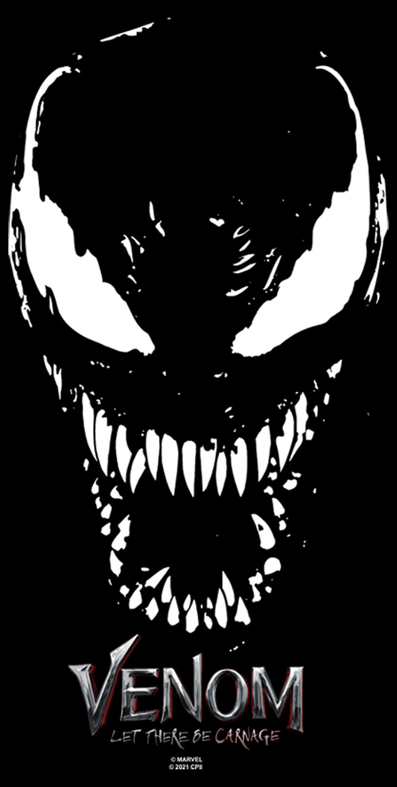 Men's Marvel Venom: Let There be Carnage Big face Logo T-Shirt