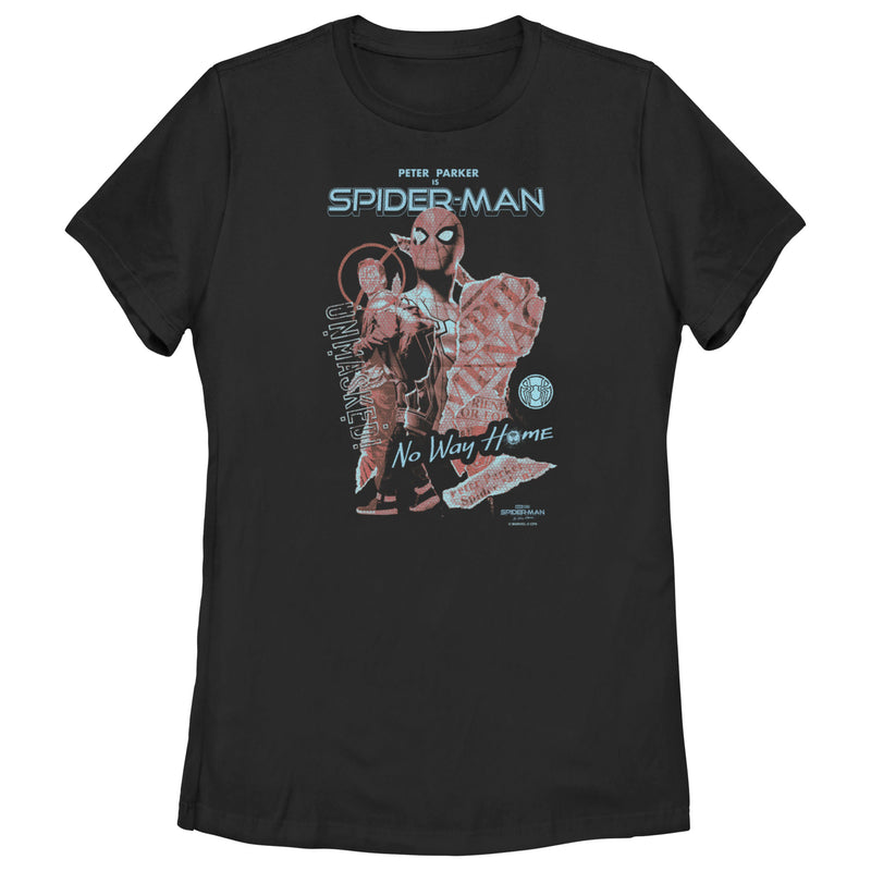 Women's Marvel Spider-Man: No Way Home Unmasked T-Shirt