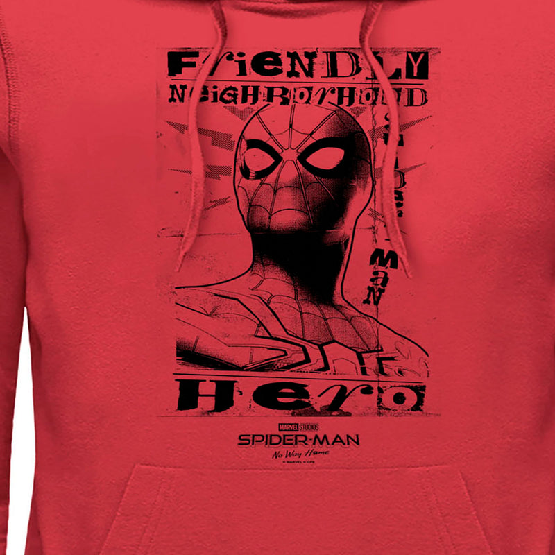 Men's Marvel Spider-Man: No Way Home Friendly Neighborhood Hero Pull Over Hoodie