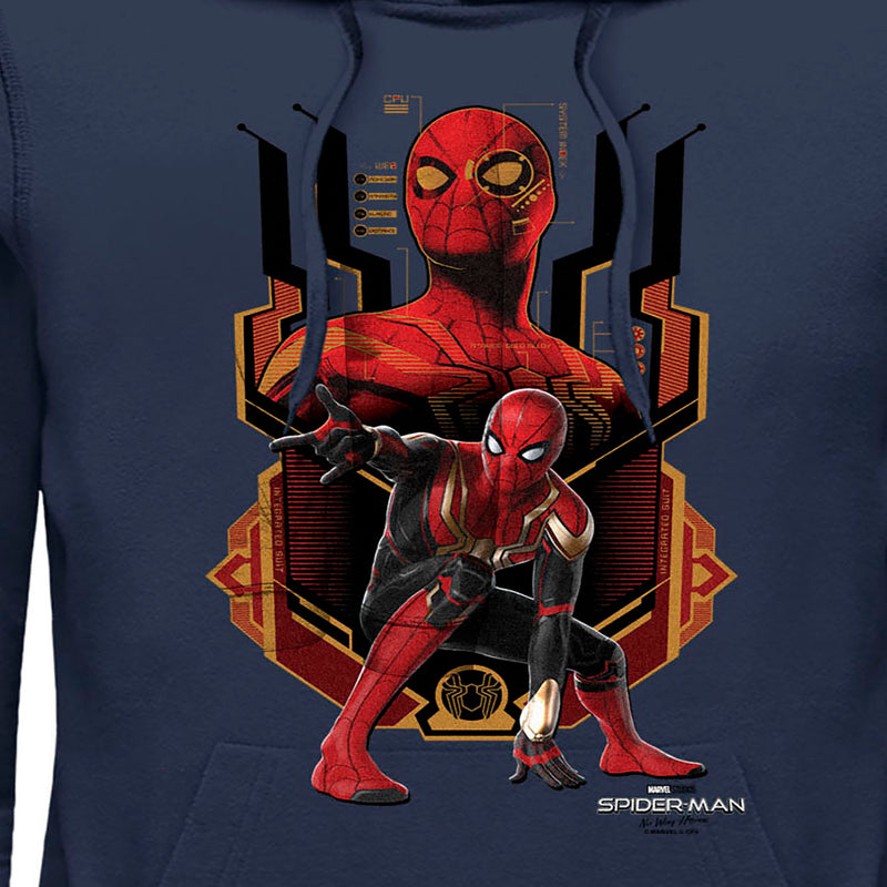 Men's Marvel Spider-Man: No Way Home Integrated Suit Pull Over Hoodie