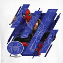 Junior's Marvel Spider-Man: No Way Home Suit Blueprint Panels T-Shirt