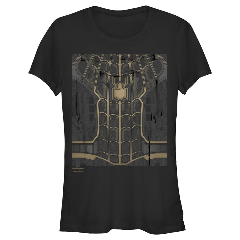 Junior's Marvel Spider-Man: No Way Home Black Suit T-Shirt
