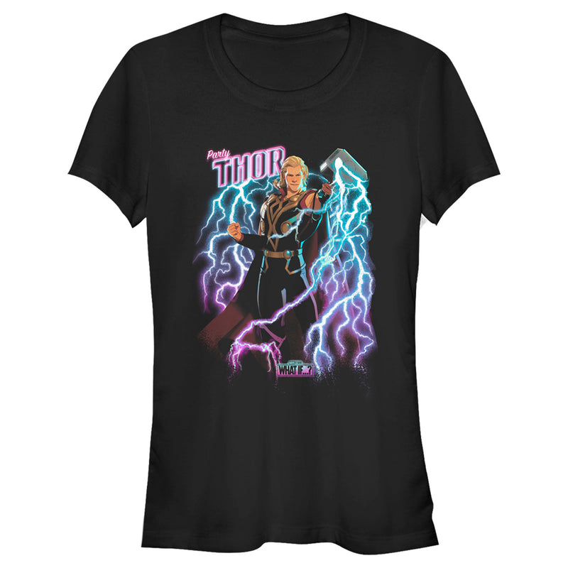 Junior's Marvel What if…? Party Thor T-Shirt