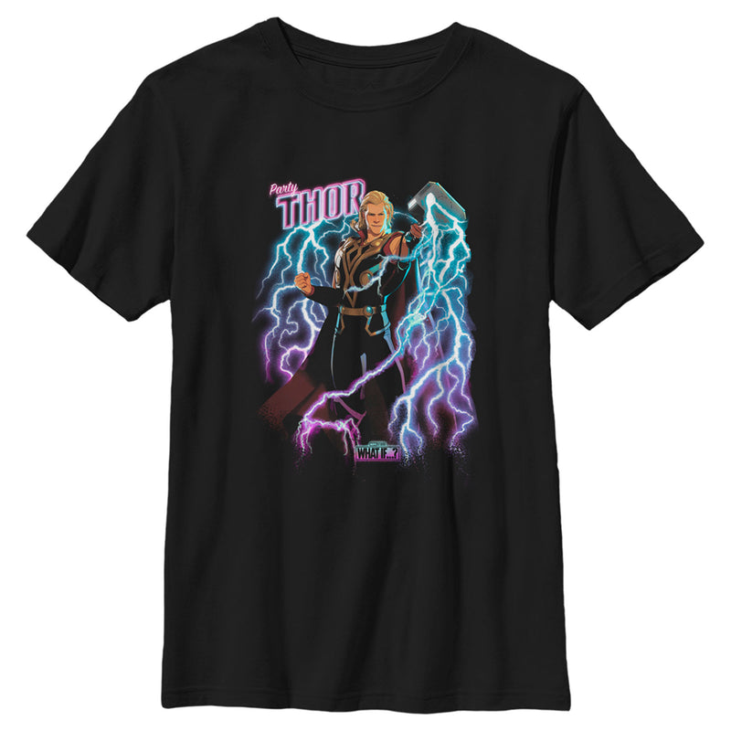 Boy's Marvel What if…? Party Thor T-Shirt