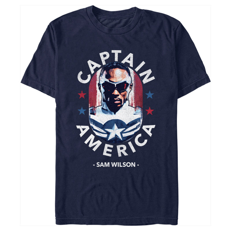 Men's Marvel The Falcon and the Winter Soldier Captain America Sam Wilson T-Shirt