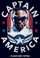 Men's Marvel The Falcon and the Winter Soldier Captain America Sam Wilson T-Shirt