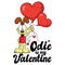 Boy's Garfield Odie is My Valentine T-Shirt