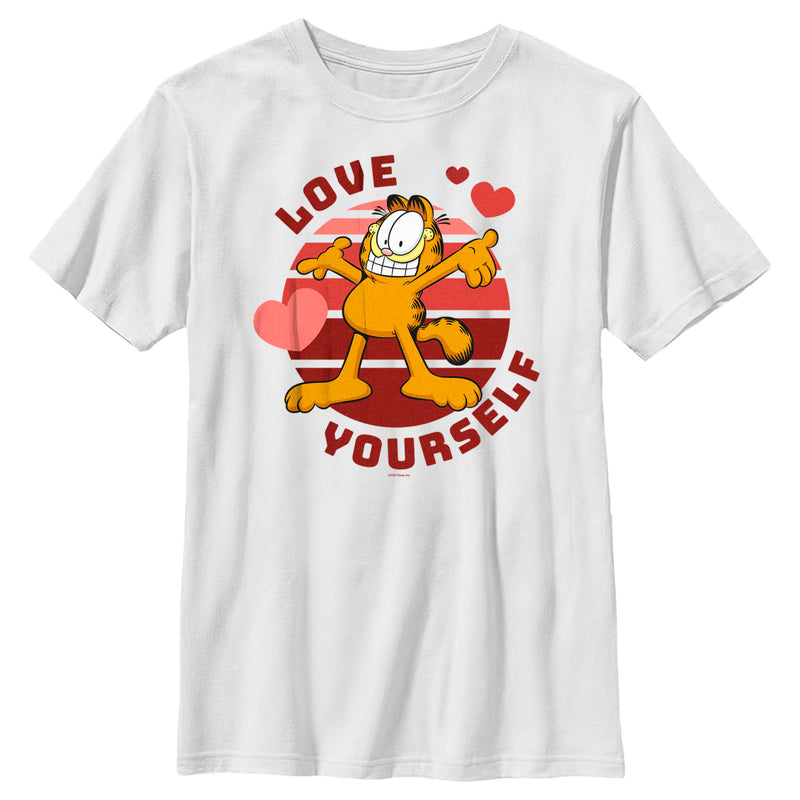 Boy's Garfield Love Yourself T-Shirt