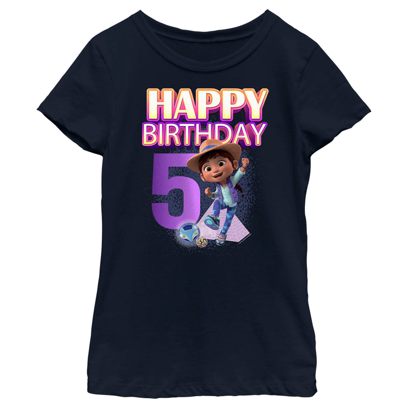 Girl's Ridley Jones Ridley 5th Birthday T-Shirt