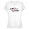 Junior's Squid Game Distressed Logo White T-Shirt