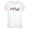 Junior's Squid Game Korean Logo White T-Shirt