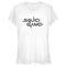 Junior's Squid Game Logo White T-Shirt