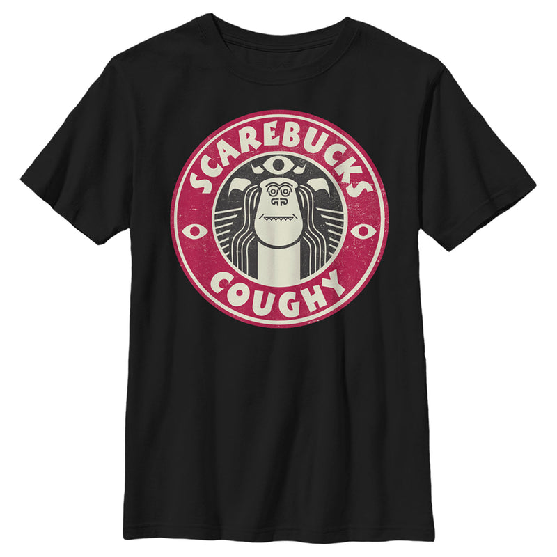 Boy's Monsters at Work Scarebucks Coughy T-Shirt