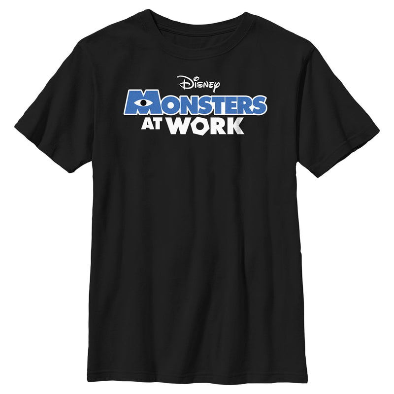 Boy's Monsters at Work Classic Logo Tee T-Shirt