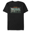 Men's Star Wars: The Book of Boba Fett Distressed Logo T-Shirt