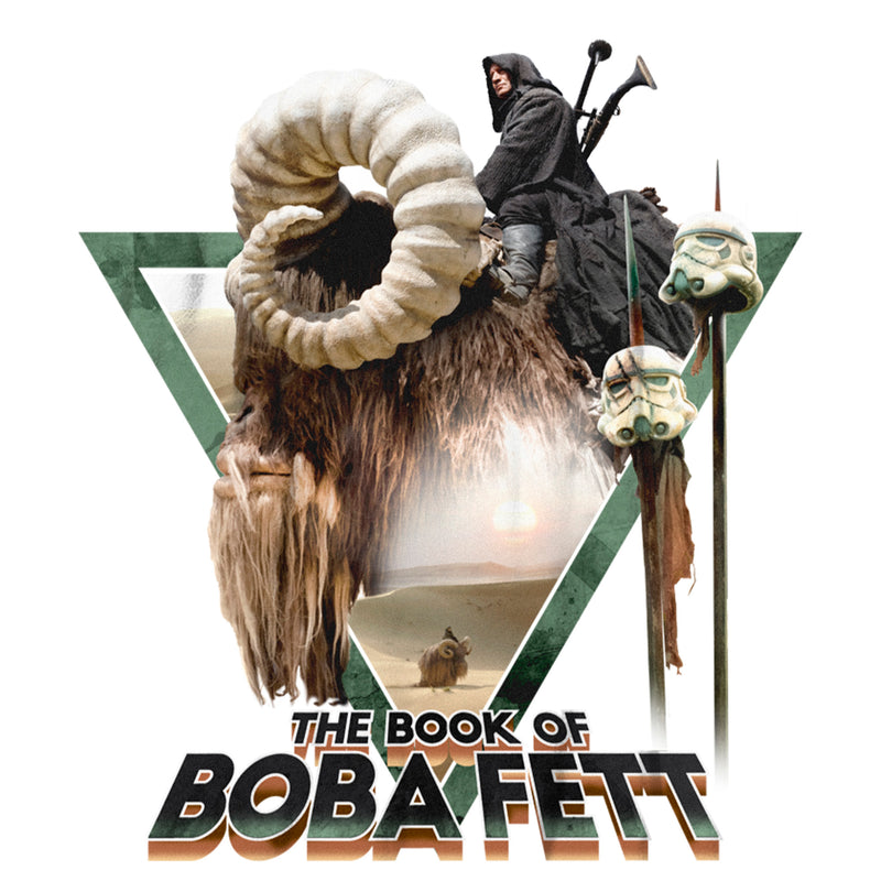 Boy's Star Wars: The Book of Boba Fett Bantha Ride Boba T-Shirt