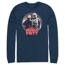 Men's Star Wars: The Book of Boba Fett Fennec and Boba Classic Circle Long Sleeve Shirt