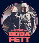 Men's Star Wars: The Book of Boba Fett Fennec and Boba Classic Circle Long Sleeve Shirt