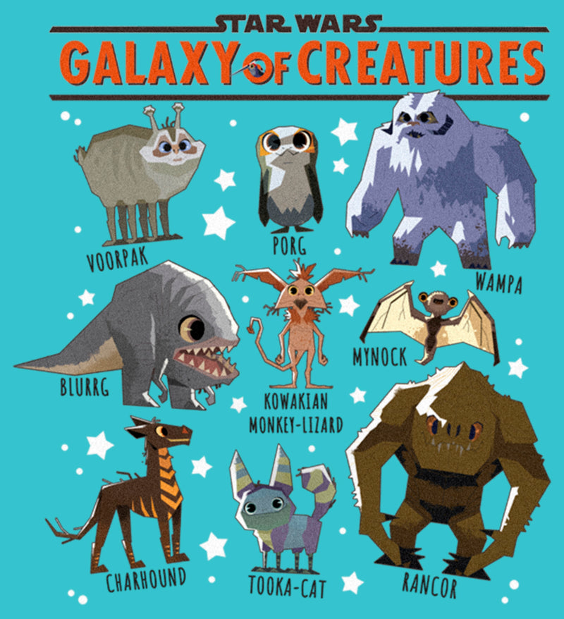 Girl's Star Wars: Galaxy of Creatures Creature Poster T-Shirt