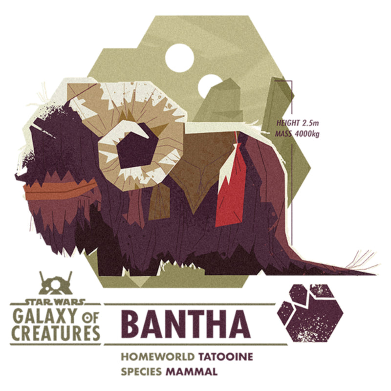 Women's Star Wars: Galaxy of Creatures The Bantha T-Shirt
