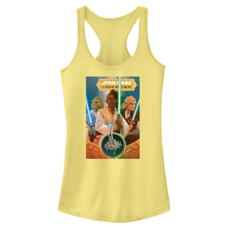 Junior's Star Wars The High Republic Jedi There Is No Fear Team Racerback Tank Top