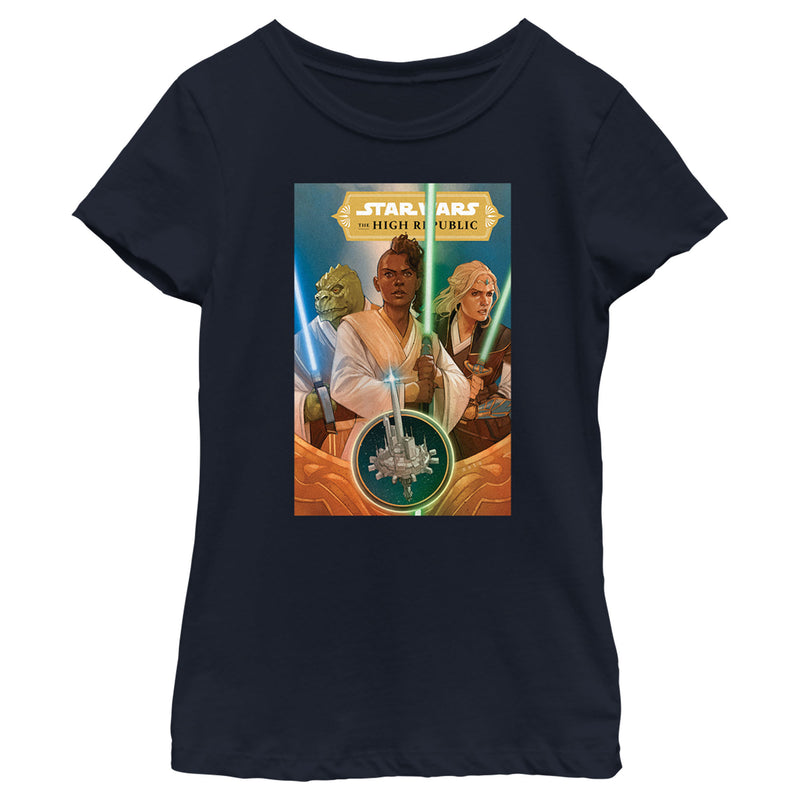 Girl's Star Wars The High Republic Jedi There Is No Fear Team T-Shirt