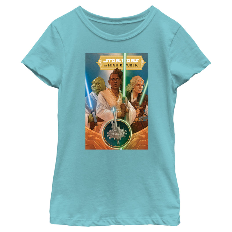 Girl's Star Wars The High Republic Jedi There Is No Fear Team T-Shirt