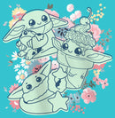 Girl's Star Wars: The Mandalorian Spring Cute Grogu Sunday Surprise T-Shirt