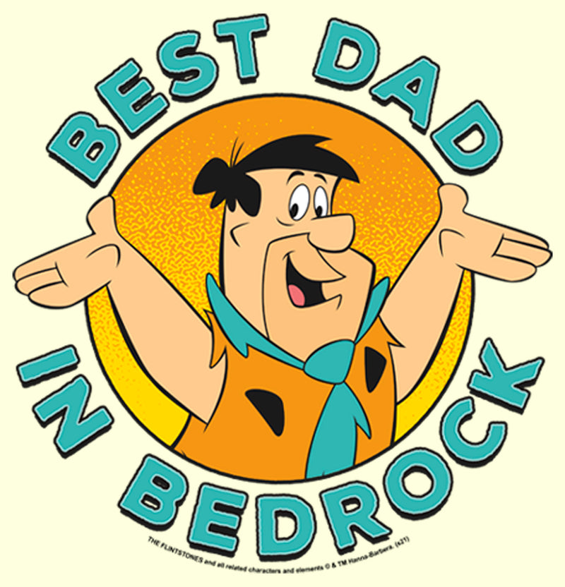 Men's The Flintstones Father's Day Fred Flintstone Best Dad T-Shirt