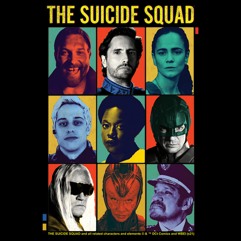 Junior's The Suicide Squad Character Boxes T-Shirt