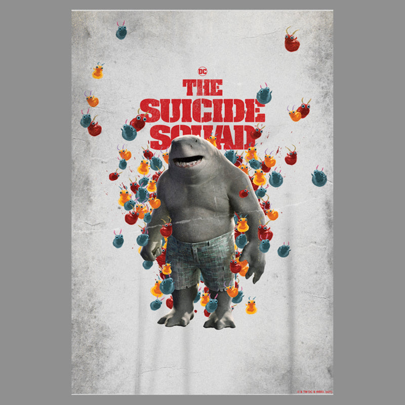 Women's The Suicide Squad King Shark Poster Racerback Tank Top