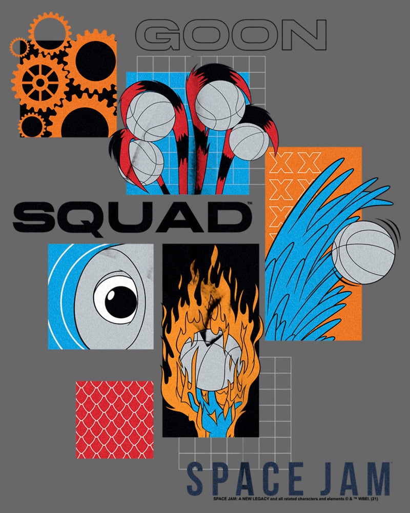 Junior's Space Jam: A New Legacy Goon Squad Abstract T-Shirt