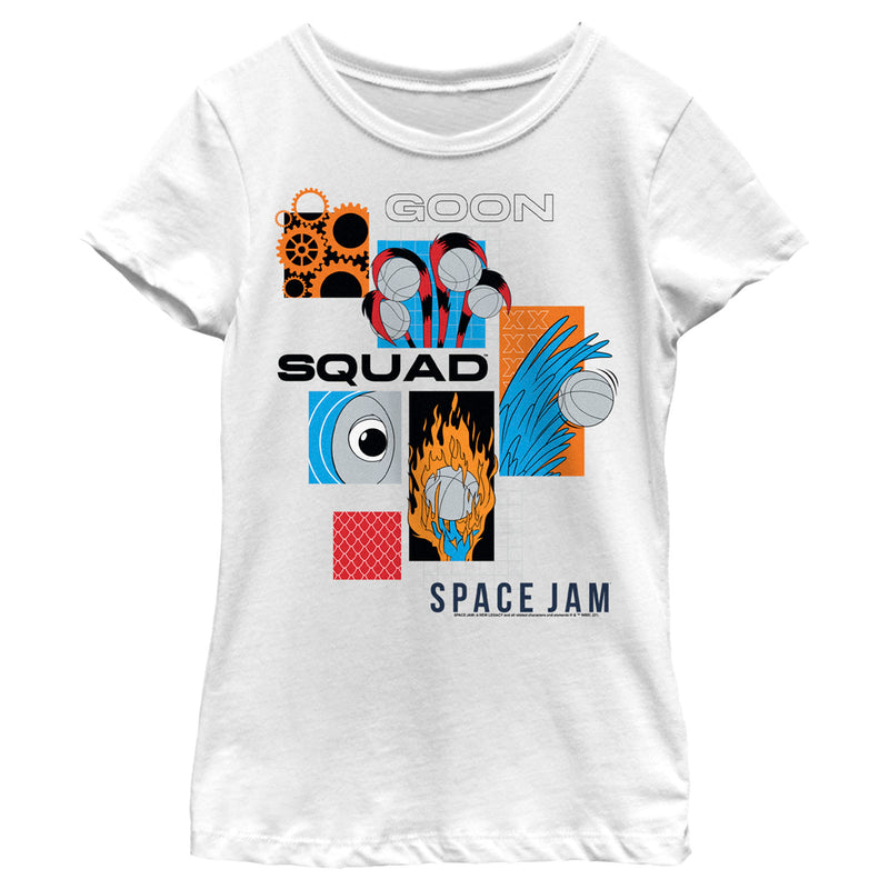 Girl's Space Jam: A New Legacy Goon Squad Abstract T-Shirt