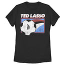 Women's Ted Lasso Long Shot Soccer Ball Logo T-Shirt