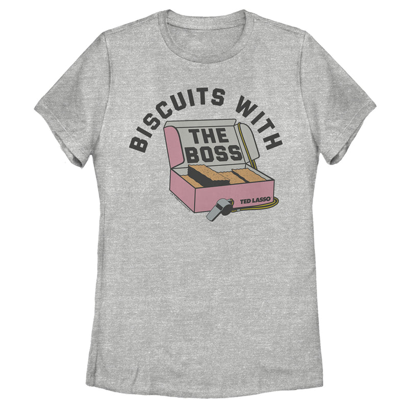 Women's Ted Lasso Biscuits With The Boss T-Shirt